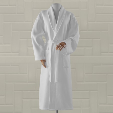 Albornoz Nido de Abeja y Rizo 100% Algodón - HOTTELS by Vayoil